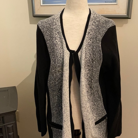 Excellent Patterned Grey White & Black Suit Jacket - Picture 2 of 10